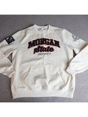 Morgan State Sweater Medium Beige Collegiate Lux Ande Amarley